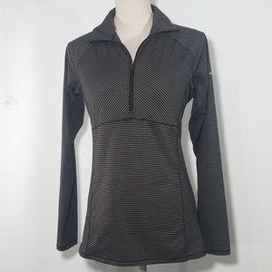 Columbia Omni Wick 1/4 Zip Athletic Shirt L/S Gray